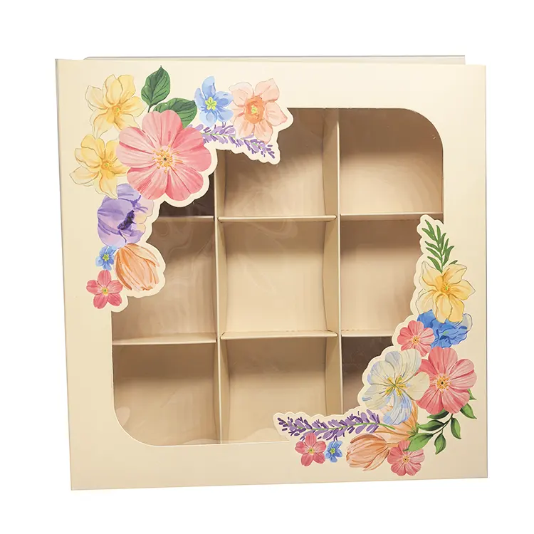Silver Cardboard Window Boxes